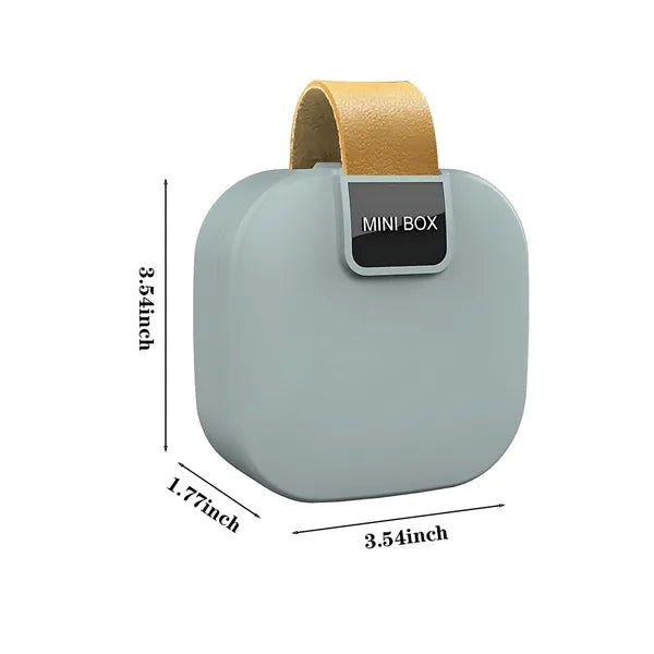Mini Portable Plastic Storage Box for Earbuds Data Cables