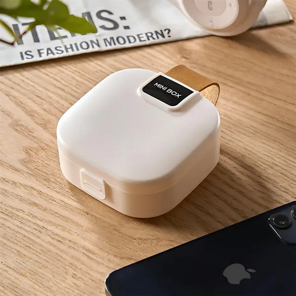 Mini Portable Plastic Storage Box for Earbuds Data Cables
