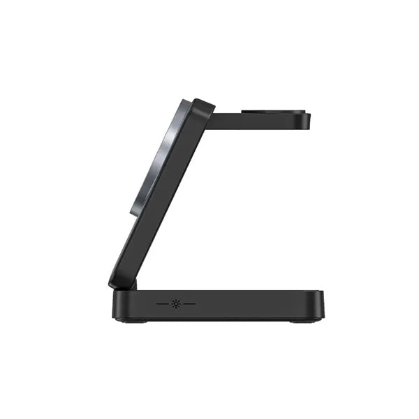 15W Foldable Magnetic 3-In-1 Fast Charging Wireless Charger