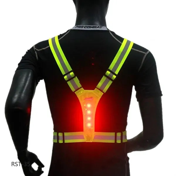 V-Shaped LED Reflective Vest