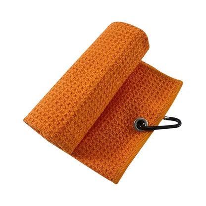 3 Holes Customized Tri fold Golf Towel