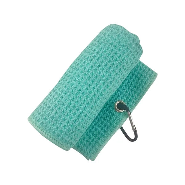 3 Holes Customized Tri fold Golf Towel