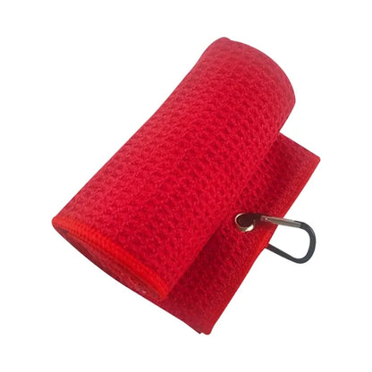 3 Holes Customized Tri fold Golf Towel