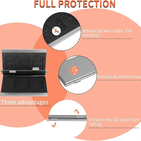 Aluminum Alloy SD Card Case