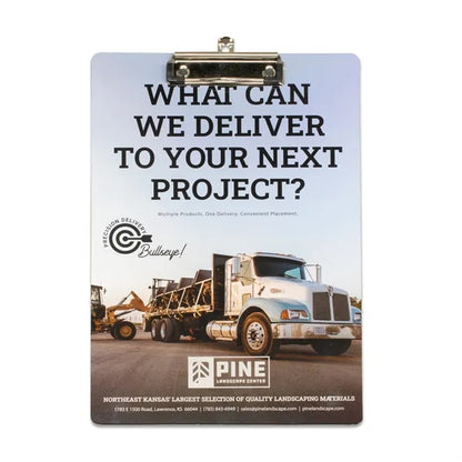 Full Color Process Clipboard 9 x 13 with Metal Clip