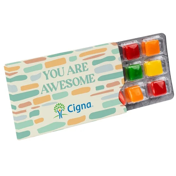 Assorted Chicklet Gum Pack