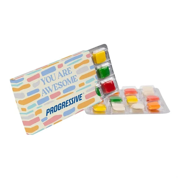 Assorted Chicklet Gum Pack 24pc
