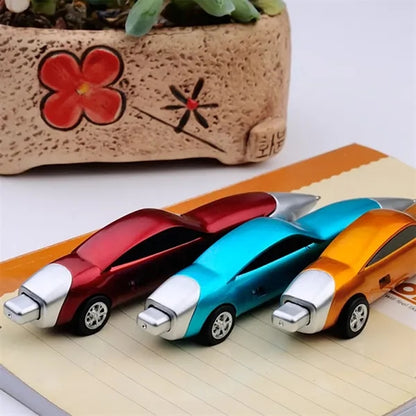 Car Shape Ballpoint Pen With Sliding Wheels Creative Gift