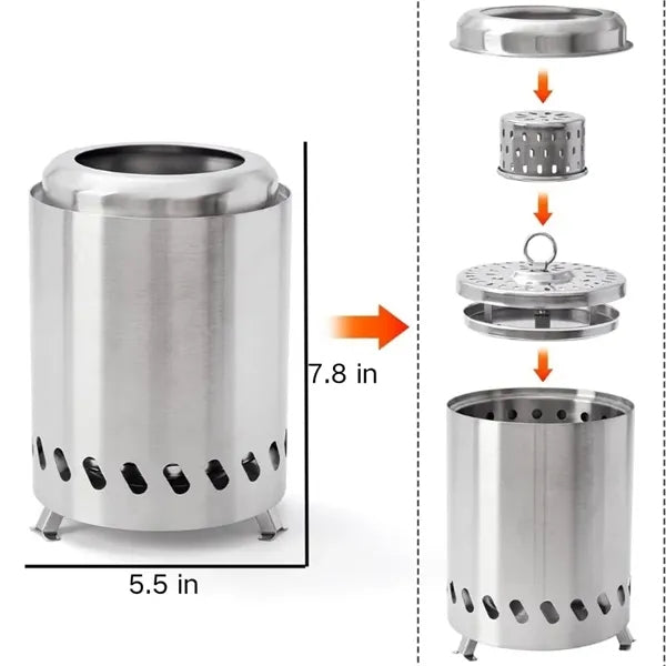 Portable Tabletop Fire Pit