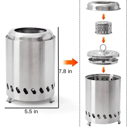 Portable Tabletop Fire Pit