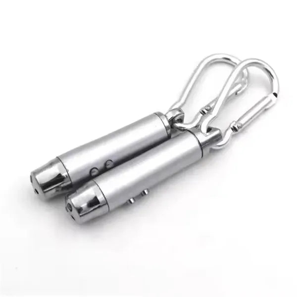 3 in 1 Infrared Laser UV LED Flashlight Keychain