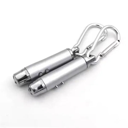 3 in 1 Infrared Laser UV LED Flashlight Keychain