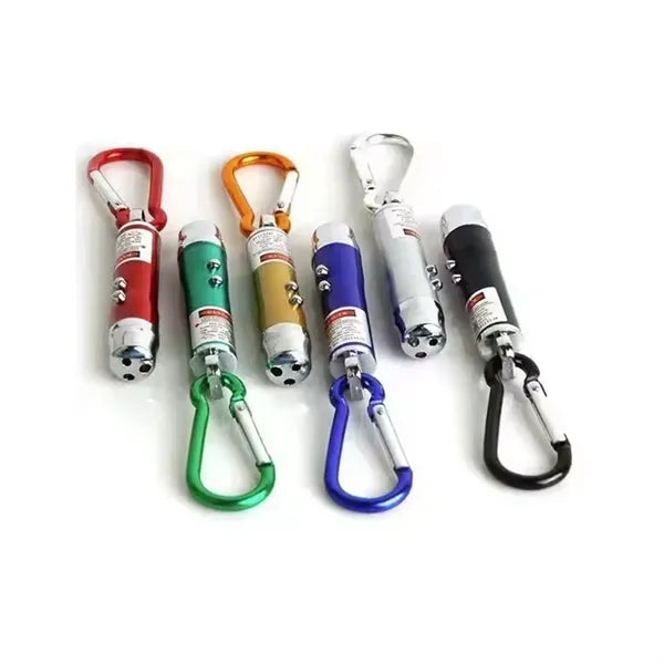 3 in 1 Infrared Laser UV LED Flashlight Keychain