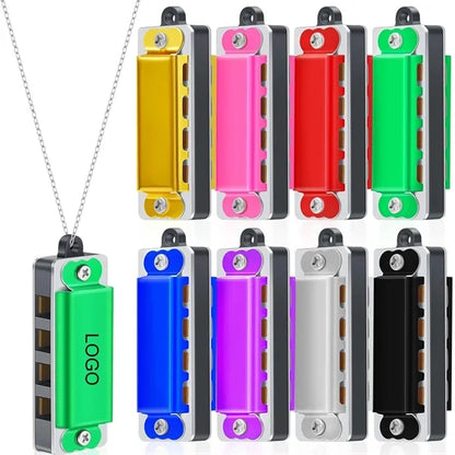 Mini 4 Holes Necklace Harmonica