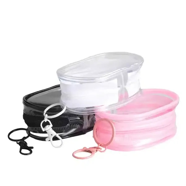 Transparent Charging Cable Organizer With Keychain