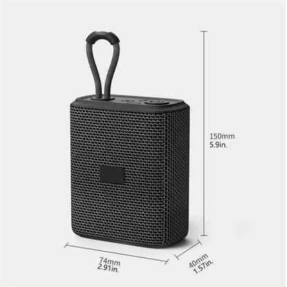 Wireless Bluetooth Speaker Stereo Small Steel Cannon Card