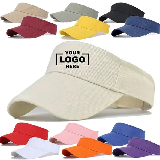 Sun Hat With Logo Print For Outdoor Protection