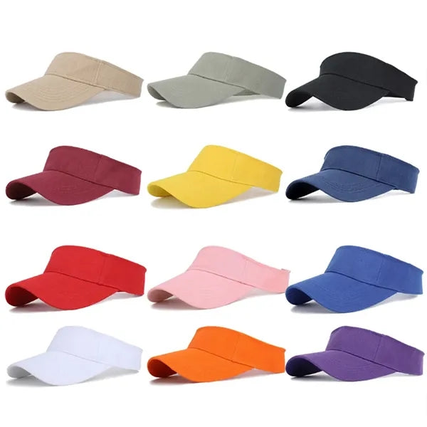 Sun Hat With Logo Print For Outdoor Protection