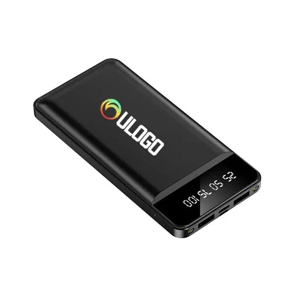 Ultra Thin 10000mAh Power Bank With LED Flashlight