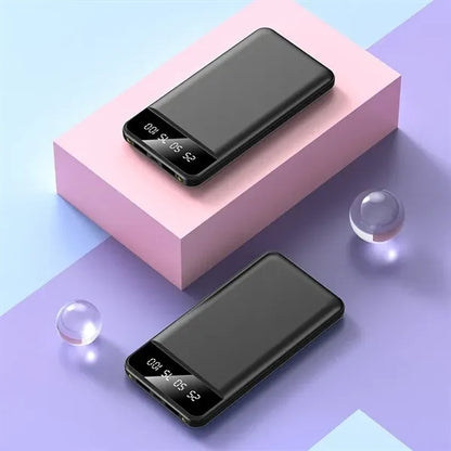 Ultra Thin 10000mAh Power Bank With LED Flashlight