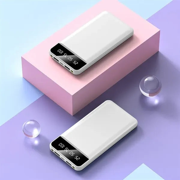 Ultra Thin 10000mAh Power Bank With LED Flashlight