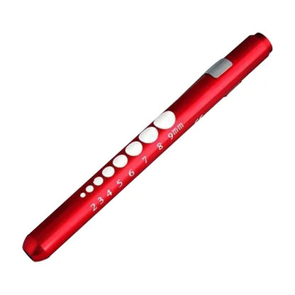 Aluminum Medical Nurse Penlight With Pupil Gauge