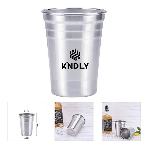 18 Oz. Single Wall Stainless Steel Beer Cups