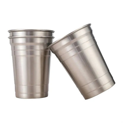 18 Oz. Single Wall Stainless Steel Beer Cups