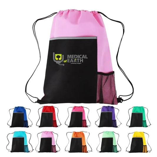 14''x 18'' Dual Pocket Drawstring Sportpack