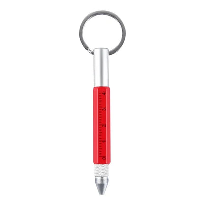 6 In 1 Metal Tool Pen With Key Ring