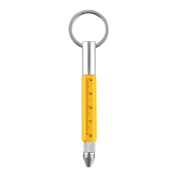 6 In 1 Metal Tool Pen With Key Ring