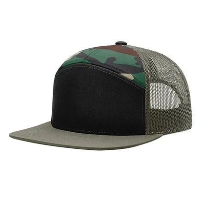 7 Panel Trucker Cap Hat