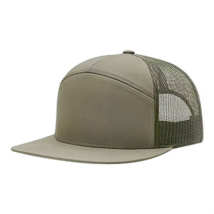 7 Panel Trucker Cap Hat