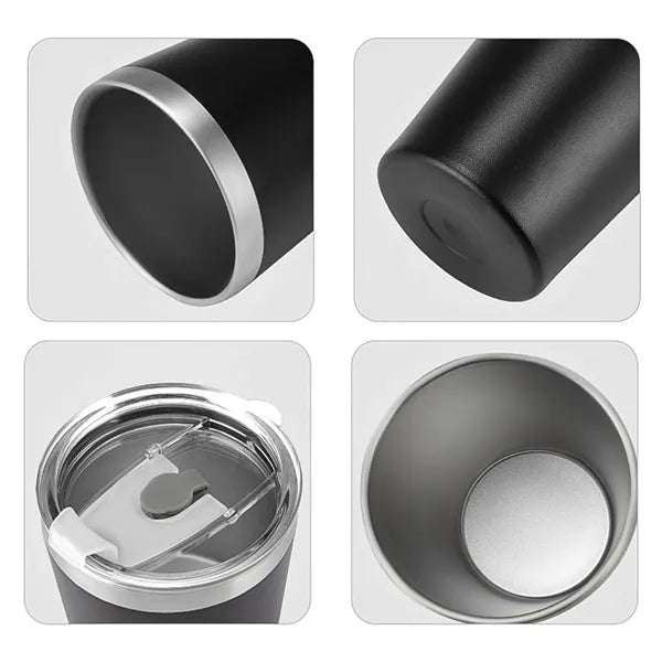8Oz Tumbler Stainless Steel Drinking Cup W/ Lid