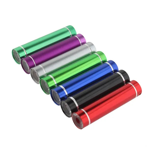 Aluminium Round 2600 Mah Metal Power Bank