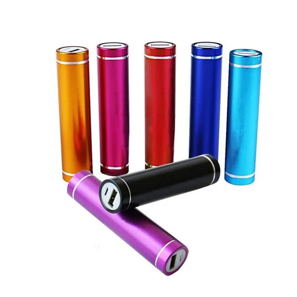 Aluminium Round 2600 Mah Metal Power Bank