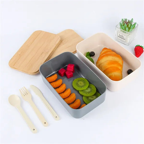 Bento Lunch Box With Bamboo Lid