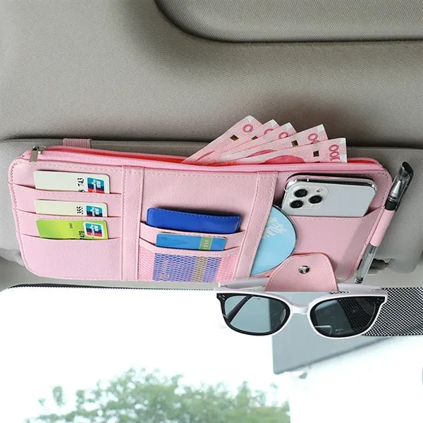 Car Sun Visor Point Pocket Organizer