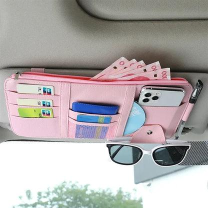 Car Sun Visor Point Pocket Organizer