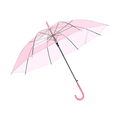 Clear Auto Open Stick Umbrella