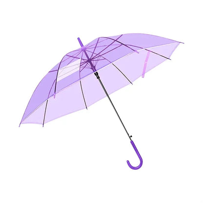 Clear Auto Open Stick Umbrella