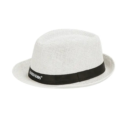 Classic Straw Fedora Hat
