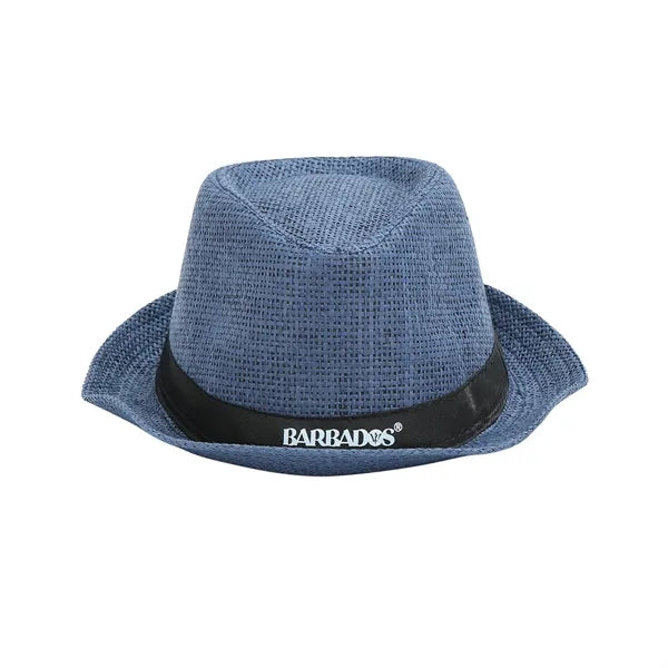 Classic Straw Fedora Hat