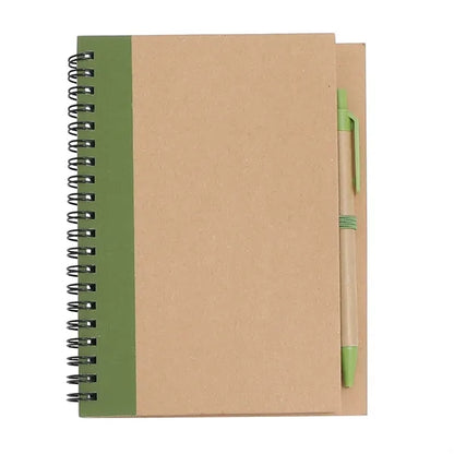 Eco Inspired Spiral Notebook & Pen