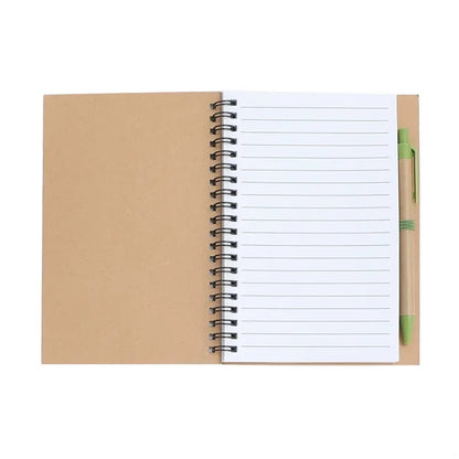 Eco Inspired Spiral Notebook & Pen