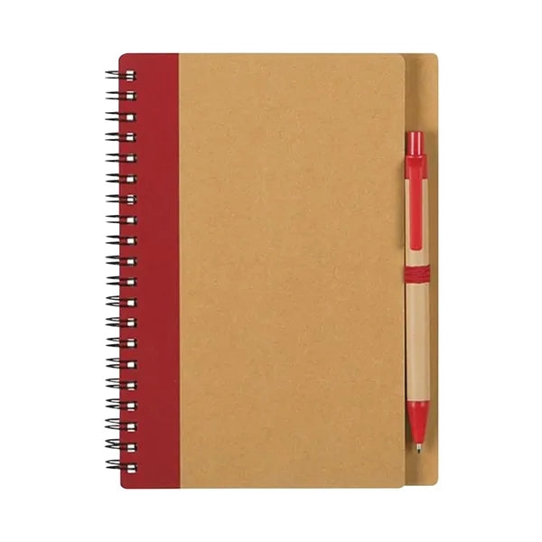 Eco Inspired Spiral Notebook & Pen