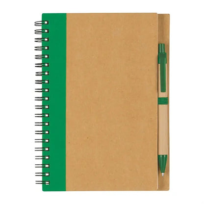 Eco Inspired Spiral Notebook & Pen