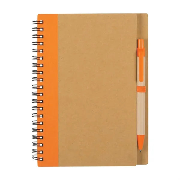 Eco Inspired Spiral Notebook & Pen