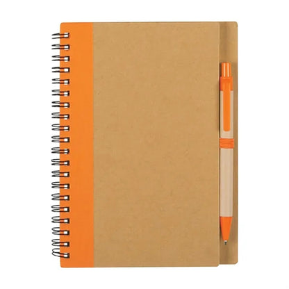 Eco Inspired Spiral Notebook & Pen