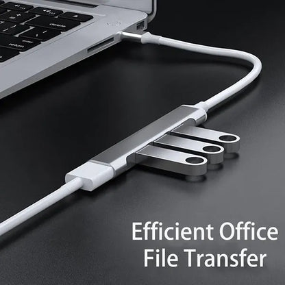 4-Port Aluminum USB Port Expander